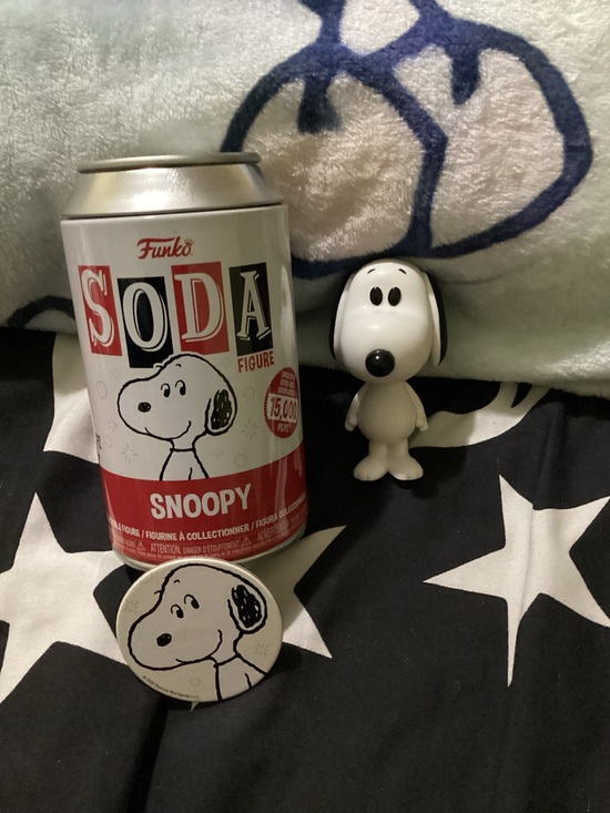 Funko Other - Funko Soda Snoopy Peanuts Vinyl Figure + Can & POG 1/12,500